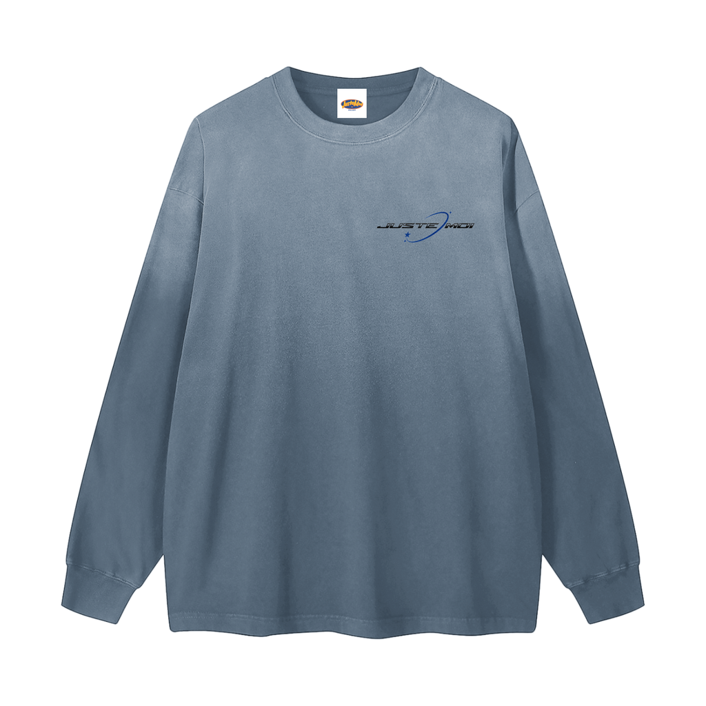 Gradient Washed Long Sleeve T-Shirt