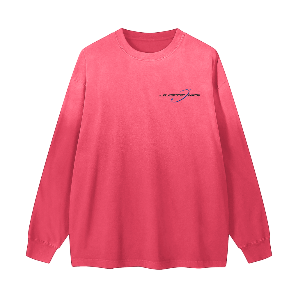 Gradient Washed Long Sleeve T-Shirt