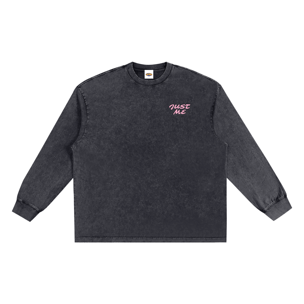 Snow Washed Frayed Edge T-Shirt