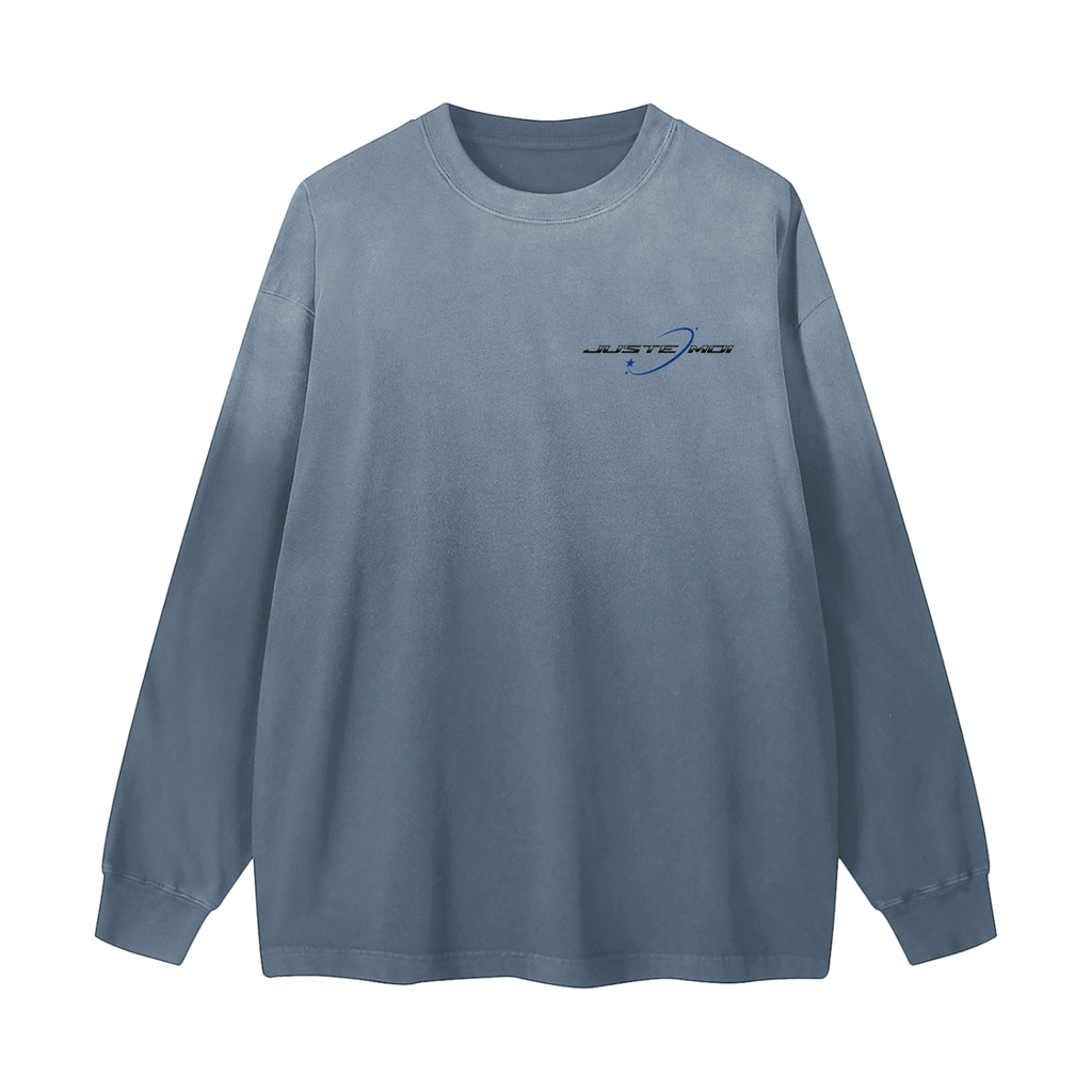 Gradient Washed Long Sleeve T-Shirt