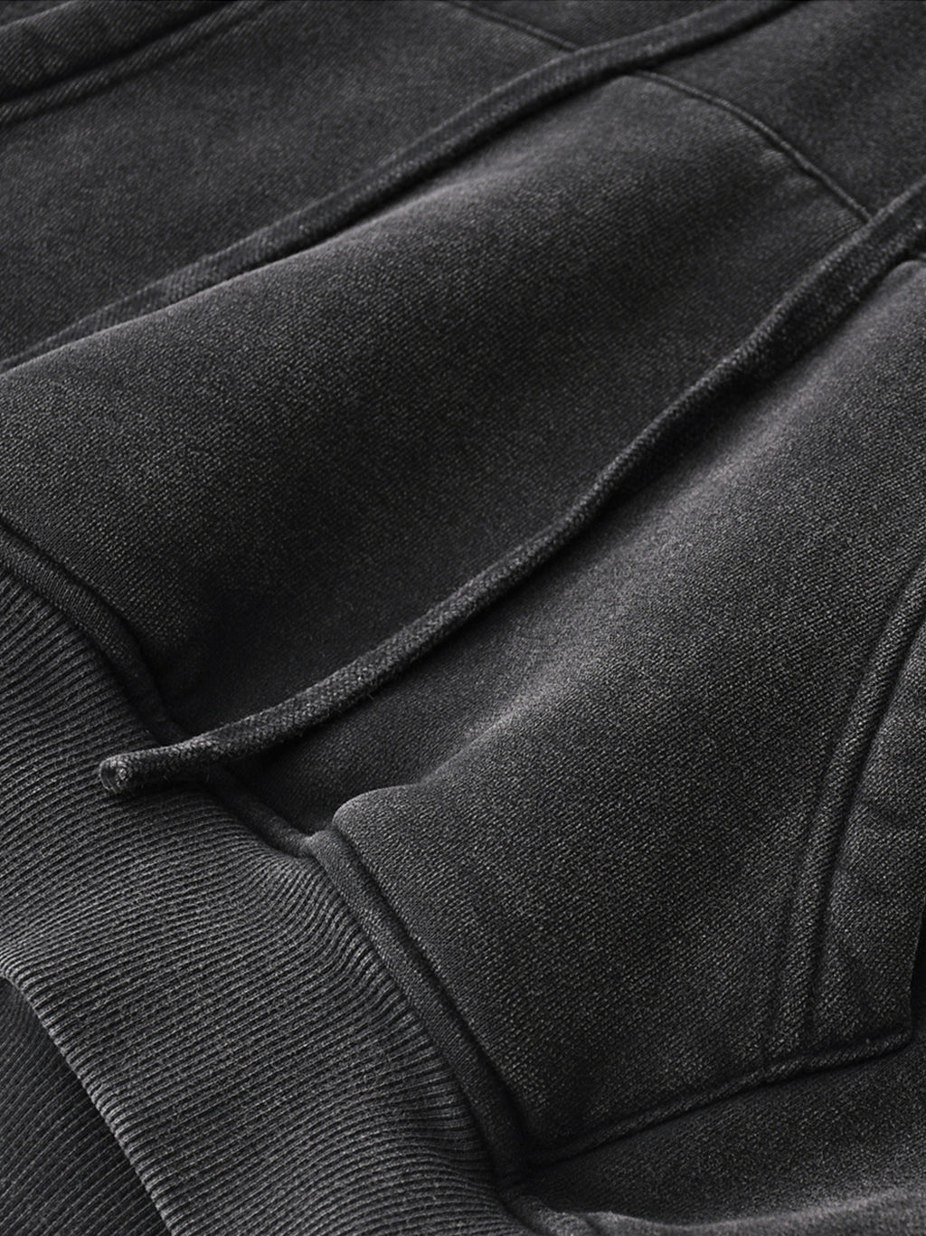 Snow Washed Cropped Hoodie