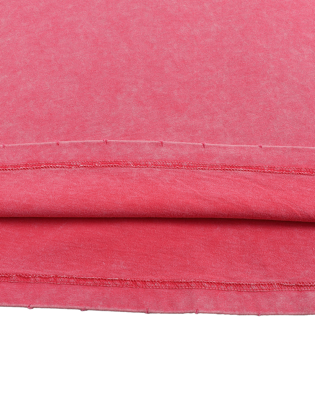 Snow Washed Frayed Edge T-Shirt